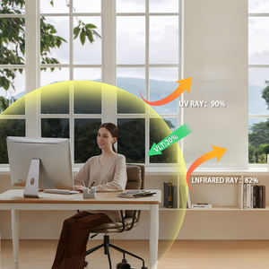 <span class=keywords><strong>Film</strong></span> de fenêtre à vision unidirectionnelle effet miroir argenté, protection UV à 90%, contrôle de la chaleur, teinté solaire, écologique, <span class=keywords><strong>film</strong></span> de confidentialité pour appartement - Product Image 6