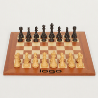 Jeu d'échecs en plastique écologique durable de 19 pouces avec pièces lestées de 9,2 cm, mallette portable pour tournoi professionnel, cadeau