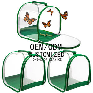 Kleine Vlinderhabitat Insectengaaswants Terrarium Draagbare Beestkooi - Product Image 1