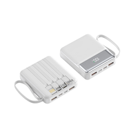 Power Bank Laris Manis Pengisian Daya Super Cepat 10000mAh Baterai Kuat Kabel USB Type-C Ganda Terpasang Powerbank Perjalanan