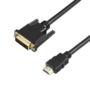 Câble HDMI vers DVI mâle-mâle 1080P plaqué or pour connexion ordinateur-téléviseur - Product Image 1