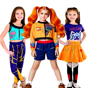 Nieuwe film K-Pop Mira Rumi Zoey Demon Hunters meisjeskostuum Halloween podium 3D-geprint patroon kinderen cosplay sets - Product Image 2