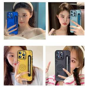 เคสโทรศัพท์แบบมีที่ใส่<span class=keywords><strong>ปากกา</strong></span>สไตลัส รุ่นใหม่ล่าสุด ดีไซน์สร้างสรรค์  วัสดุหนังเรียบ สำหรับ <span class=keywords><strong>iPhone</strong></span> 16 <span class=keywords><strong>Pro</strong></span> <span class=keywords><strong>Max</strong></span> 15 Plus พร้อมที่วางปากกา - Product Image 5