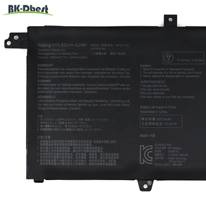 แบตเตอรี่แล็ปท็อป B31N1732 42Wh 3553มิลลิแอมป์ต่อชั่วโมงสำหรับ <span class=keywords><strong>Asus</strong></span> <span class=keywords><strong>VivoBook</strong></span> <span class=keywords><strong>S14</strong></span> S430UN S430UA-EB954T <span class=keywords><strong>S14</strong></span> S430UA-EB953T - Product Image 3