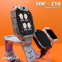 Nouvelle montre connectée Android HW-Z10 avec double caméra, appels vidéo HD, GPS, WIFI, SOS, montres téléphoniques pour enfants avec carte SIM 4G, montre connectée pour enfants
