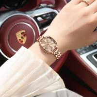 Montres pour femmes Poedagar 509, luxe, diamants, étanches, mode, acier inoxydable, quartz, cadeau pour filles, usage quotidien