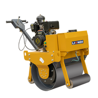 Compacteur vibrant à tambour unique certifié CE EPA, compresseur à rouleaux, mini-compacteur routier manuel de 350 kg
