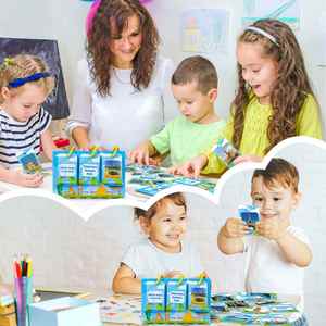 Tarjetas de Aprendizaje de Paisajes Cénicos <span class=keywords><strong>y</strong></span> Sitios Históricos para Niños, con Diseño de Mapas Mundiales, para el Desarrollo Cognitivo - Product Image 4