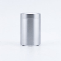 Boîte de rangement en métal à l'épreuve des enfants pour préserver la fraîcheur, boîte en étain pour thé, café, épices, pot de rangement en aluminium avec couvercle à vis