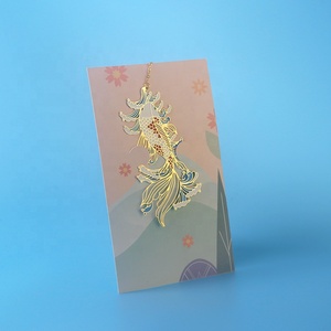 Marcapáginas de Metal y Latón Esmaltado con Diseño Antiguo Estilo Chino, Exquisito Regalo de Alta Gama, con Caja - Product Image 5