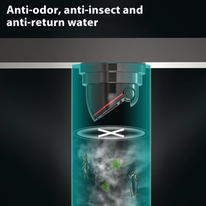 Drain de sol invisible tout en cuivre pour la cuisine, la salle de bain, la bande anti-odeur, l'incrustation de carrelage, anti-retour, anti-insecte, pour bateau. - Product Image 4