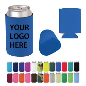 Custom Logo Waterproof Stubby Holder Neoprene Drink Bottle Beer Can Cover Cooler