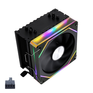 Soporte Universal QiuzAim para <span class=keywords><strong>CPU</strong></span> AMD LGA2011V4 con 120mm RGB LED X99 AM3 Radiador 4 Tubo de calor Computadora PWM X79 E5 Servidor - Product Image 3