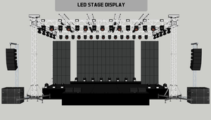 Écran LED 500*500mm P1.95 P2.604 P2.976 P3.91 P4.81, Panneau LED 500mmx1000mm pour Location Scénique, Système Complet d'Affichage LED - Product Image 3
