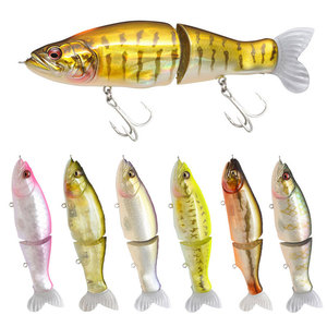 <span class=keywords><strong>Leurre</strong></span> de pêche à descente lente, 135 mm, 28 g, jointed minnow wobblers, corps en ABS avec queue souple, leurres souples <span class=keywords><strong>pour</strong></span> <span class=keywords><strong>brochet</strong></span> et black-bass - Product Image 2