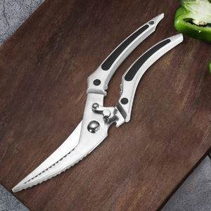 Kitchen <b>Scissor</b> Stainless Steel Elbow Shape For <b>Meat</b> Chicken Bone Fish Gutting Vegetable Cutting Home Use - Product Image 2