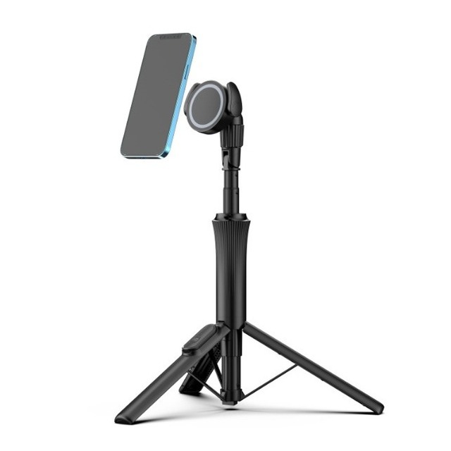 150cm Length Magnetic Wireless Remote Tripod Compatible for iPhone 16 15 Pro Max Mobile Phones Selfie Stick Tripod Stand