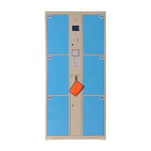 <span class=keywords><strong>Casier</strong></span> à code barre à auto-service, équipement de supermarché, à plusieurs portes, <span class=keywords><strong>casier</strong></span> de colis postale Intelligent, en acier pour bagages - Product Image 3