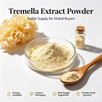 Fabrieksleverancier Natuurlijk Tremella Fuciformis Extract Poeder Wateroplosbaar voor Voedingsmiddelen en Cosmetische Grondstoffen