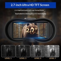 Nouvelles lunettes de vision nocturne infrarouge NV8161 transfrontalières montées sur la tête, vidéo 4K, écran 2,7 pouces, jumelles de vision nocturne ultra HD pour l'extérieur