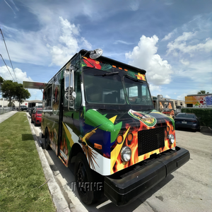 Grosir truk dapur seluler sepenuhnya dilengkapi untuk restoran komersial katering jus bar truk kopi Trailer makanan - Product Image 2