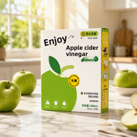 Jia Shi Gong Concentré de pulpe de pomme non diluée, sans sucre, sans matières grasses, fermentée naturellement, à boire