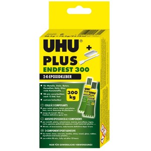 ENDFEST 75ml + 75ml Colla Epossidica Bicomponente UHU D5345 300kg Made in Italy - Product Image 1