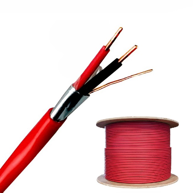 Fire Alarm Cable Pure copper 2c*1.5mm fire cable 2 cores Fire rated Cables