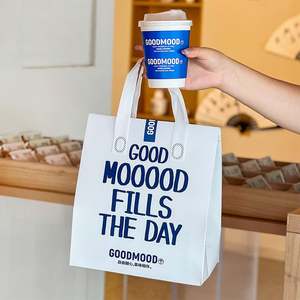 Sac de courses isotherme personnalisé et recyclable, vente en gros, promotionnel, non tissé, pour restaurant, plats à emporter, gâteaux, lait - Product Image 4