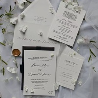 Carte de vœux de mariage personnalisée avec texture en relief, motif estampé à chaud pour impression sur carton