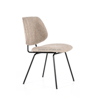 Ensemble table et chaises de salle à manger de style nordique Hôtel moderne chaise en tissu de luxe salle à manger de restaurant