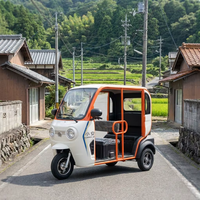 Tricycle électrique ESUN Mini 60V à carrosserie ouverte, véhicule électrique domestique 3 places, voiture de banlieue à basse vitesse, fabriqué en Chine