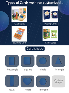 Cartes de jeu assorties personnalisées OEM Activité parent-enfant pour exercer les réflexes Fabricant de cartes d'impression personnalisées Jeu - Product Image 6