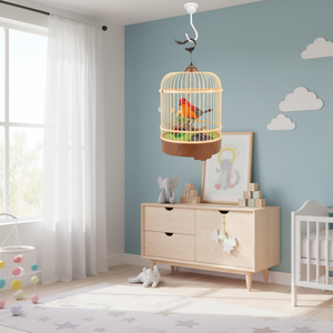 Jaula de Pájaros con Sonido Controlado por PC/CS, Simulación, Decoración para Bebés y Niños HL507B, 24/2/12 - Product Image 5