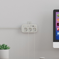 Suministros de equipos eléctricos de la UE para el hogar 20W USB QC 3,0 temporizador de enchufe de extensión 3 salidas tira de alimentación universal