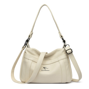 Bolsos cruzados informales con múltiples bolsillos para mujer, bolsos y carteras de diseñador de cuero PU suave de alta calidad, bolsos para mujer - Product Image 1