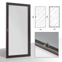 Armoire-penderie italienne minimaliste moderne de luxe avec cadre en aluminium fin, poignée intégrée, verre trempé, pour cave à vin et dressing