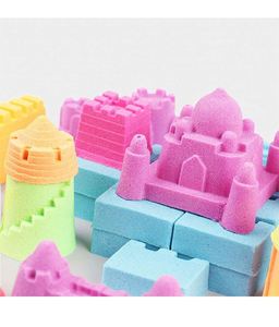 1kg Factory Direct 5-<b>Color</b> Magic <b>Sand</b> Customizable Packaging Anti-Beach Playdough Slime Inspired Toy for Children's Creative - Product Image 4