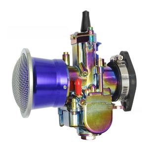 Carburateur PWK32-34MM modifié haute capacité coloré avec filtre à air multicolore et grille, accessoires pour embout de trompette - Product Image 2