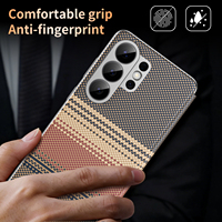 Étui de téléphone portefeuille à motif tissé dégradé avec fente pour cartes pour Samsung Galaxy S26 S25 S24 Ultra – Housse de protection de haute qualité