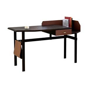 Scrivania Moderna Contemporanea Koya per Ufficio Domestico, Scrivania da Studio Regolabile in Altezza, Scrivania di Lusso in Legno <span class=keywords><strong>con</strong></span> Cassetto e Vano Portaoggetti - Product Image 5