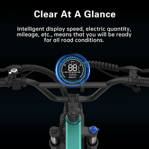 Mini Vélo Électrique <span class=keywords><strong>Pliable</strong></span> 500W Batterie Lithium 13AH Moteur Moyeu Arrière Pneus Larges Vélo Urbain Adulte Stock Entrepôt Étranger - Product Image 5