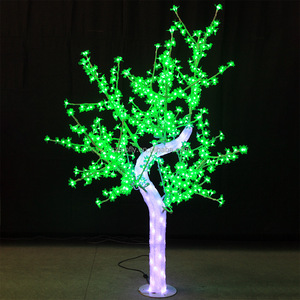 Indoor Outdoor Garden Decoration Illuminated <strong>Tree</strong> ABS Acrylic <strong>LED</strong> Cherry Blossom <strong>Tree</strong> Light Holiday Lighting for Weddings - Product Image 1