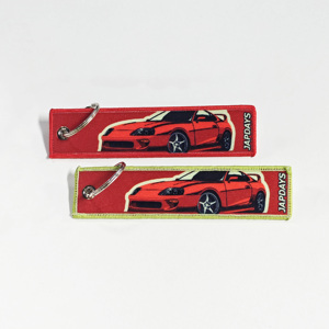 Llavero de tela personalizado con función de desmontaje pre-desmontaje, logotipo en ambos lados, etiqueta tejida, etiqueta bordada, mosquetones promocionales - Product Image 6