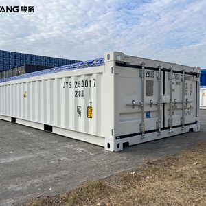 Conteneur maritime économique en acier Corten de haute qualité à prix abordable, 20 pieds, semi-hauteur, ouverture supérieure, capacité de 14,6 m³ - Product Image 1