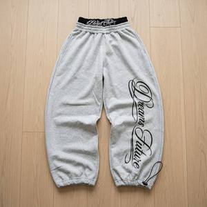 Pantalones Deportivos Personalizados al por Mayor, de Felpa Francesa de Algodón Grueso, Estilo Urbano Y2K, con Estampado Gráfico, Holgados, para Hombre - Product Image 2