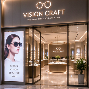 Conception d'intérieur personnalisée pour magasin d'optique, étagères d'exposition de lunettes et mobilier de magasin de détail - Product Image 3