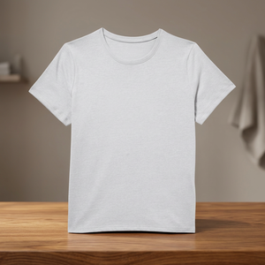 T-shirt pour homme en coton 100% de haute qualité, 200 GSM, tricoté vintage, avec motif lettres et devant uni - Product Image 3