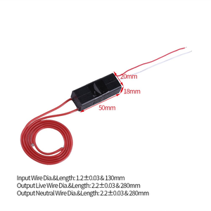 Transformateur Flyback élévateur TW-G-AF-M01 DC 3.6-4.8V 40-50KV, générateur d'arc électrique haute tension, encapsulé en résine époxy 20mm - Product Image 2