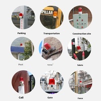 Lampu Peringatan 120dB 12V/24V/220V/380V dengan Suara Alarm 10W Pemasangan Baut untuk Peralatan Darurat Kebakaran Pabrik Forklift